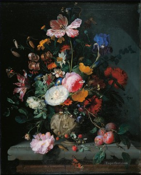 Ambrosius Bosschaert Painting - Flowers on Table Ambrosius Bosschaert